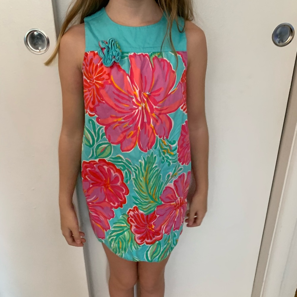 Lilly Pulitzer Classic Girls Shift Dress Sz 10